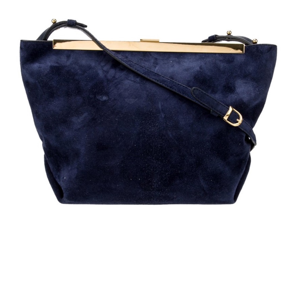 KHAITE Suede Crossbody Bag -